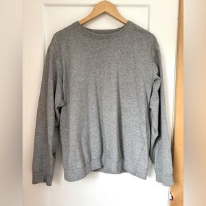 Vintage style crew neck sweater, grey, size M